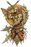 spear gunner tattoo design idea