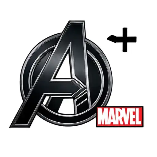 Marvel Avengers logo with a + next to it tattoo design idea