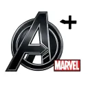 Marvel Avengers logo with a + next to it tattoo design idea