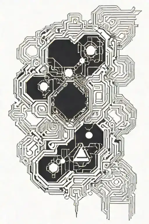 Spinal tattoo design idea