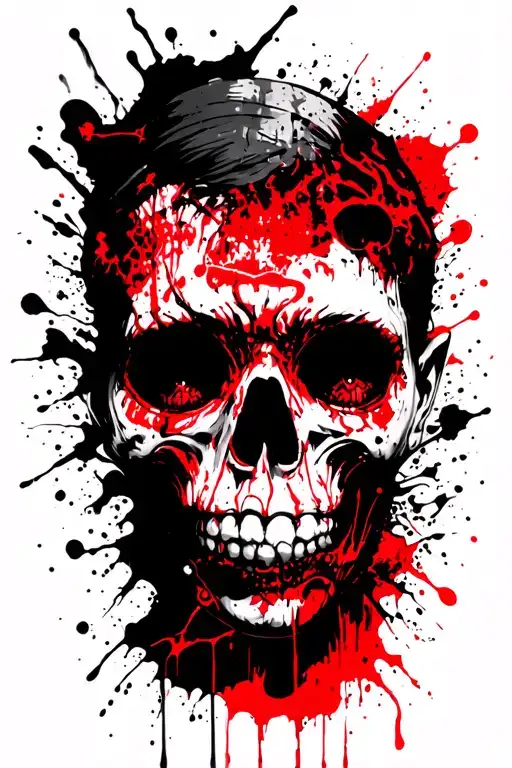 Beelzebub trashpolka tattoo design idea