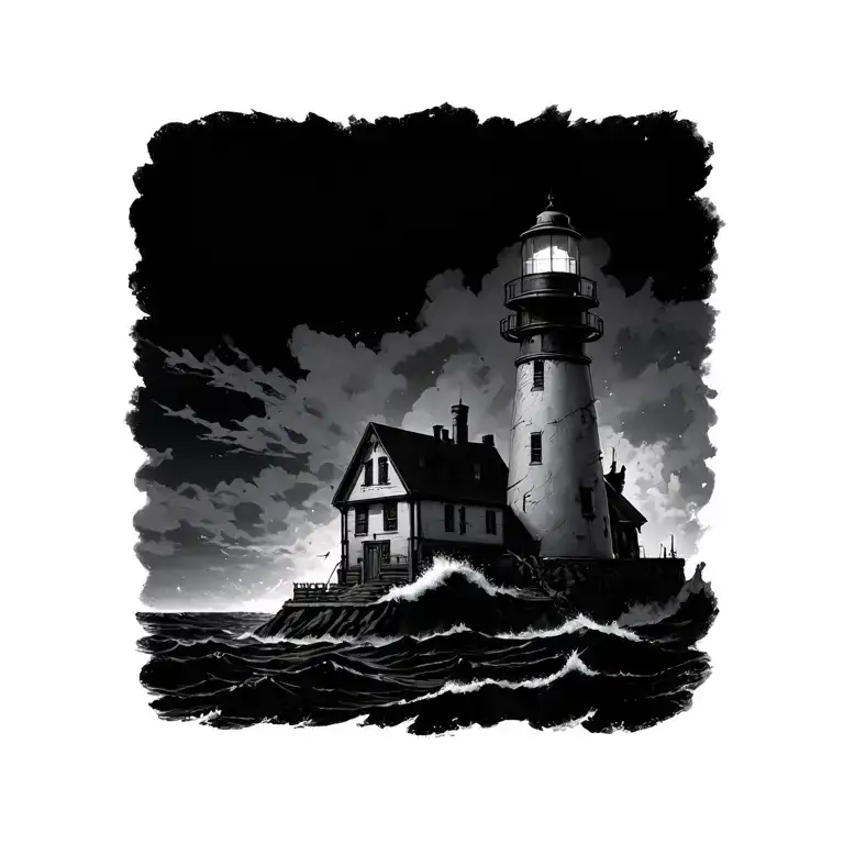 Bioshock Lighthouse tattoo design idea