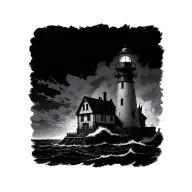 Bioshock Lighthouse tattoo design idea
