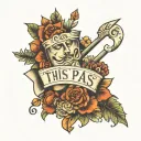 This too shall pass tattoo design idea