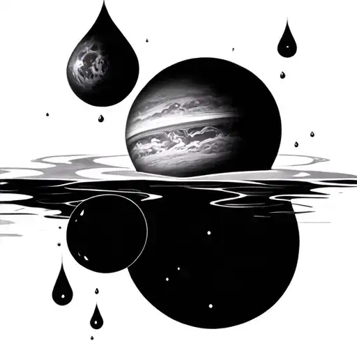 drops of jupiter minimalist tattoo tattoo design idea