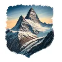 Matterhorn tattoo design idea