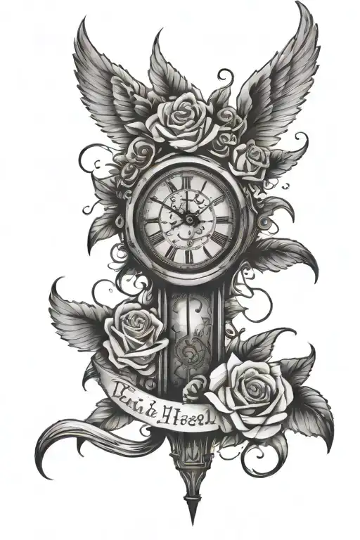 time will heal all wounds  tattoo design idea