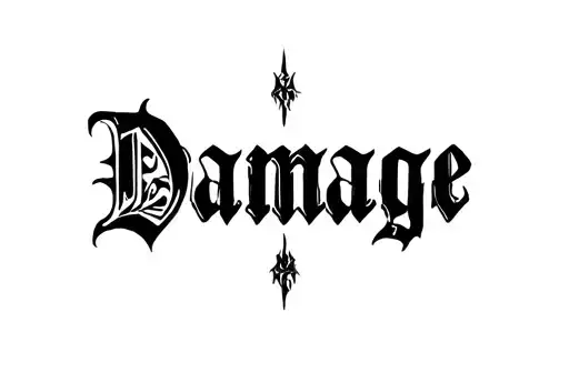 "Damage " tattoo design idea