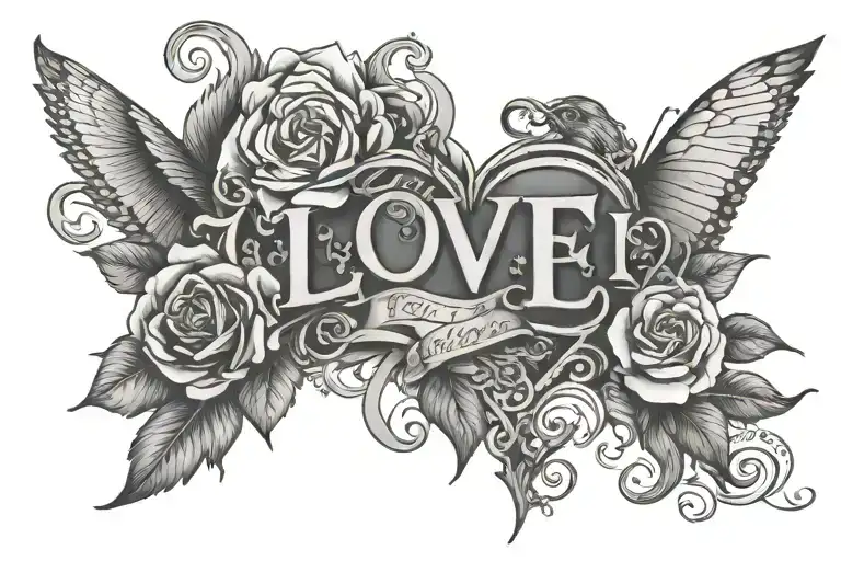 Love is never lost when perspective is earned. tattoo design idea