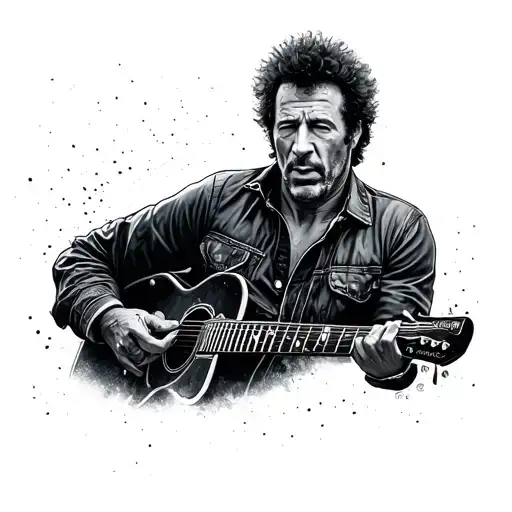 Bruce Springsteen tattoo design idea