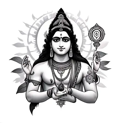 Aham Brahmasmi tattoo design idea