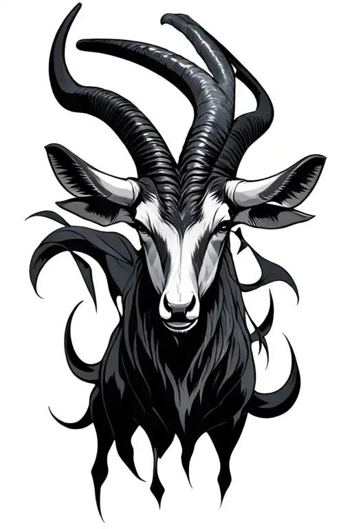 oryx tattoo design idea