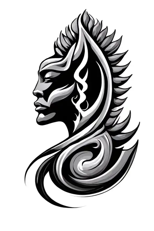 maya symbol tattoo design idea