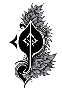 maya symbol tattoo design idea