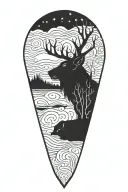 Nordic tattoo design idea