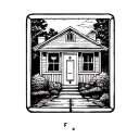 Light Switch and House themed tattoo design tattoo design idea