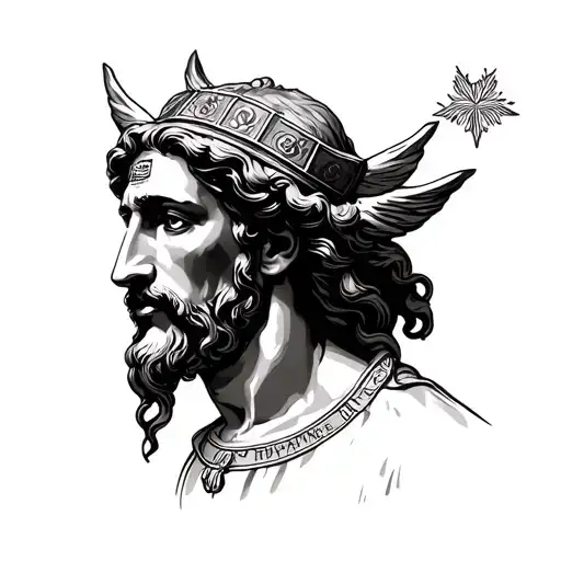 Ave Christus Rex tattoo design idea