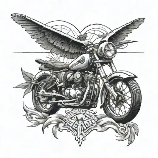 travel and flight representing tattoo design idea