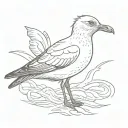 gull tattoo design idea