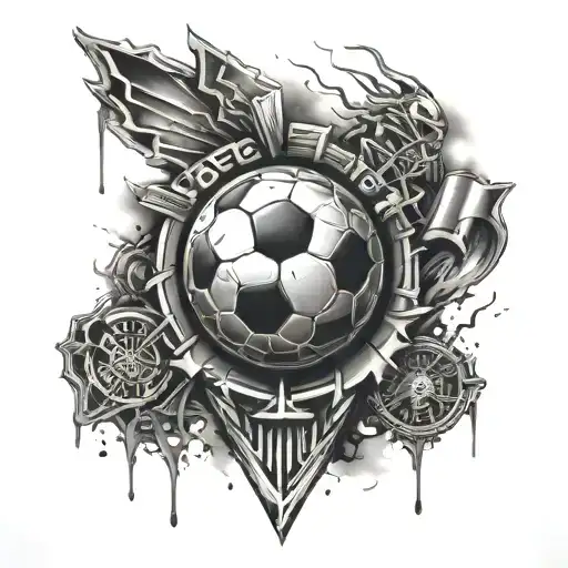 Dr Constantin Radulescu Stadium tattoo design idea