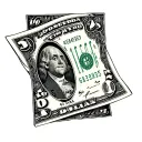 5 Dollar Bill tattoo design idea