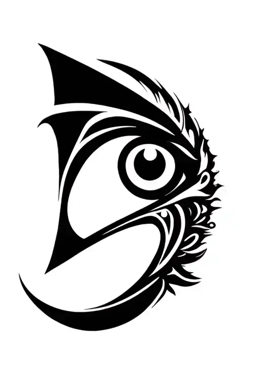 eye of horus tattoo design idea