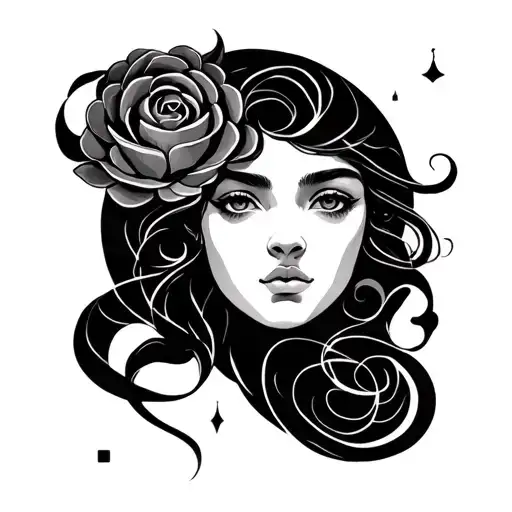 Gemini astrology inspired tattoo tattoo design idea