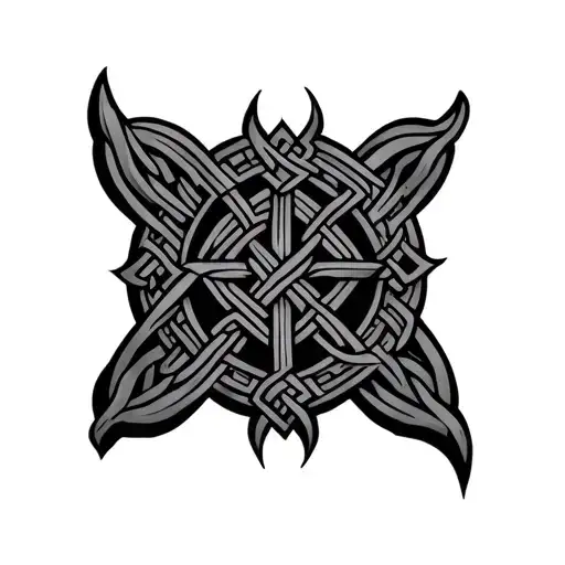 thor norse viking knotwork design featuring tattoo design idea