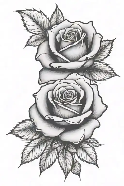 100 dollar bills as a rose tattoo tattoo design idea