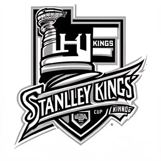 Los Angeles kings stanley cup tattoo design idea