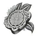 indigenous soap tattoo design idea