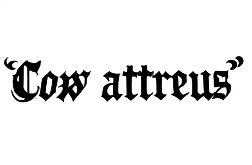 "Cows atreus" tattoo design idea