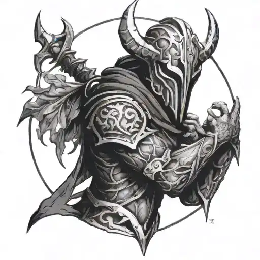 Elder Scrolls tattoo design idea