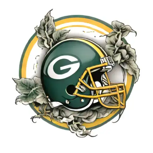 green bay packers logo tattoo design idea