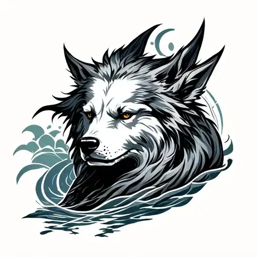 Fjord tattoo design idea