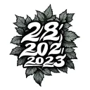 "28/02/2023" ivy leaf tattoo design idea