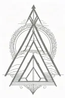 teepee, wild west tattoo design idea