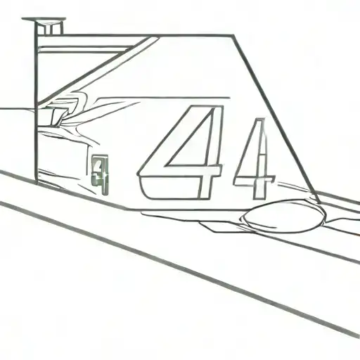 Lewis Hamilton f1 car side profile with number 44 on car tattoo design idea