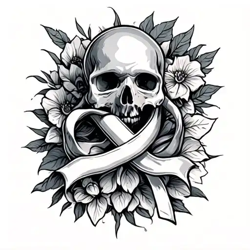 fuck cancer  tattoo design idea
