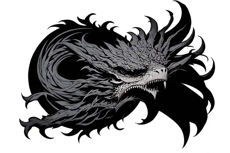 "Dravenalexis" Anagram tattoo design idea