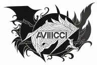 Avicii logo tattoo design idea
