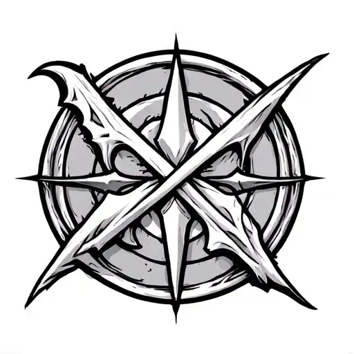 Tiwaz Rune tattoo design idea