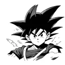 kid goku tattoo design idea