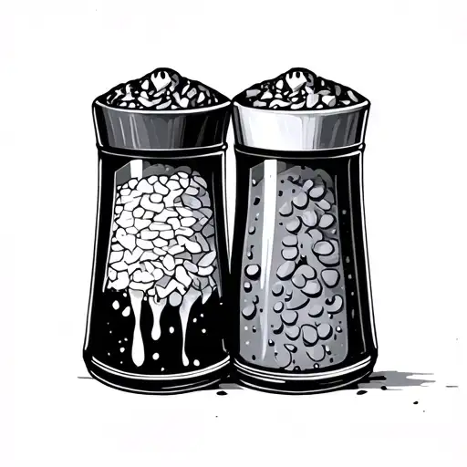 Salt And Pepper tattoo design idea