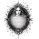 Serenity Prayer tattoo design idea