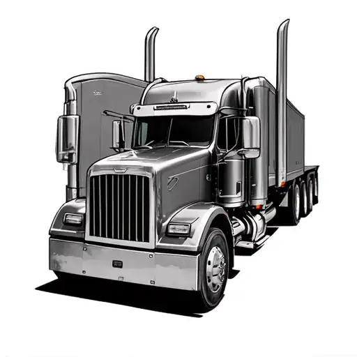 Peterbilt tattoo design idea