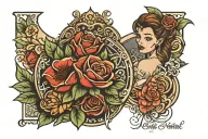 wedding tattoo with date tattoo tattoo design idea