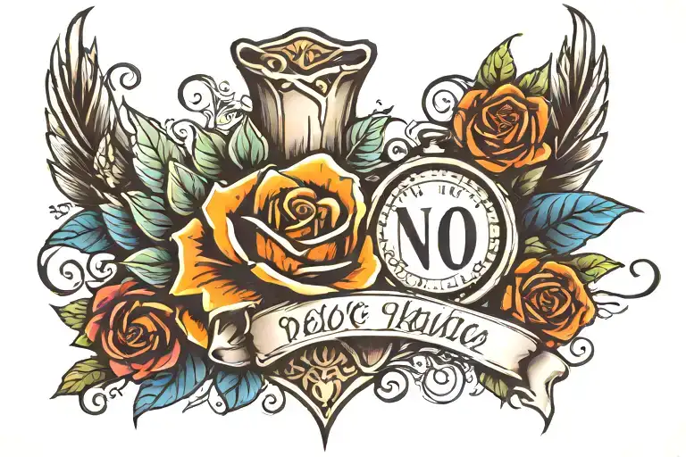 wedding tattoo with date tattoo tattoo design idea