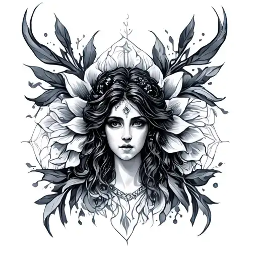 Hestia tattoo design idea