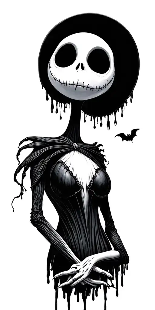 nightmare before Christmas  tattoo design idea